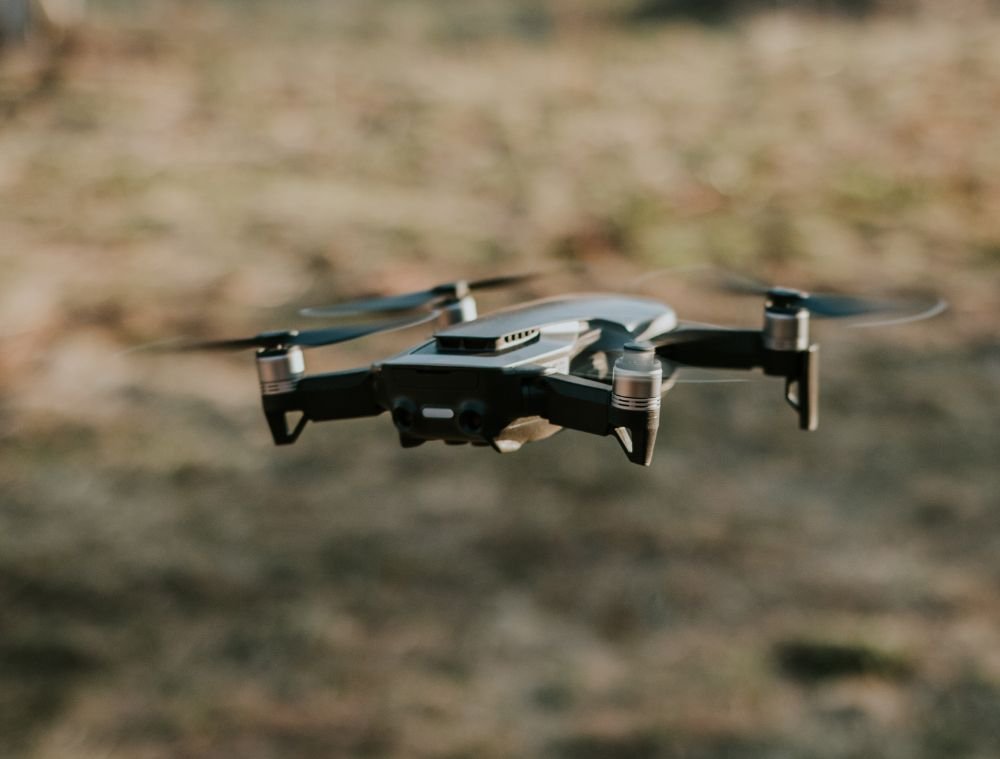 drone flying in the sky lcq48pr